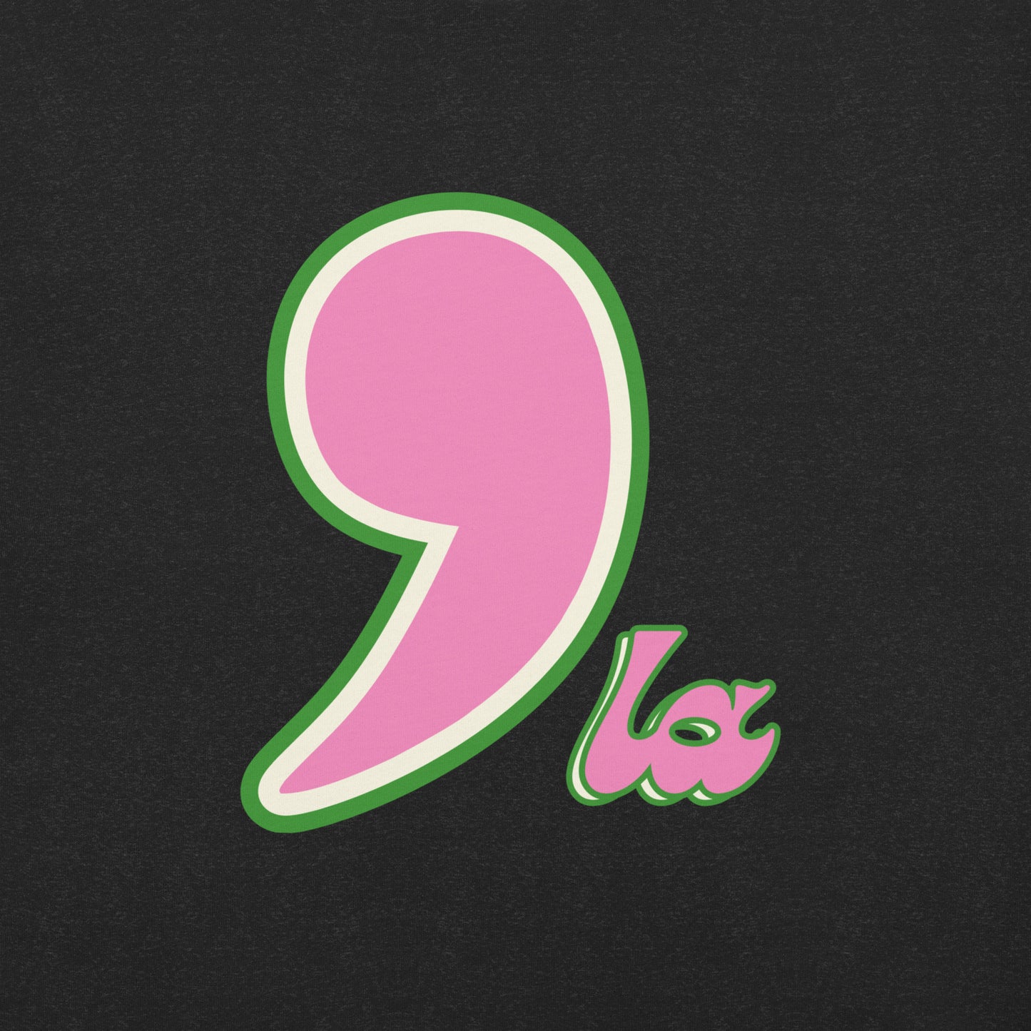 Comma'la (Pink & Green)