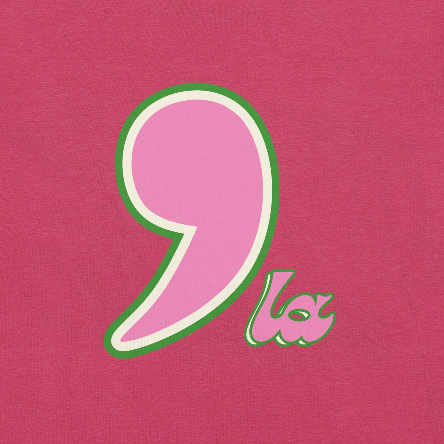 Comma'la (Pink & Green)