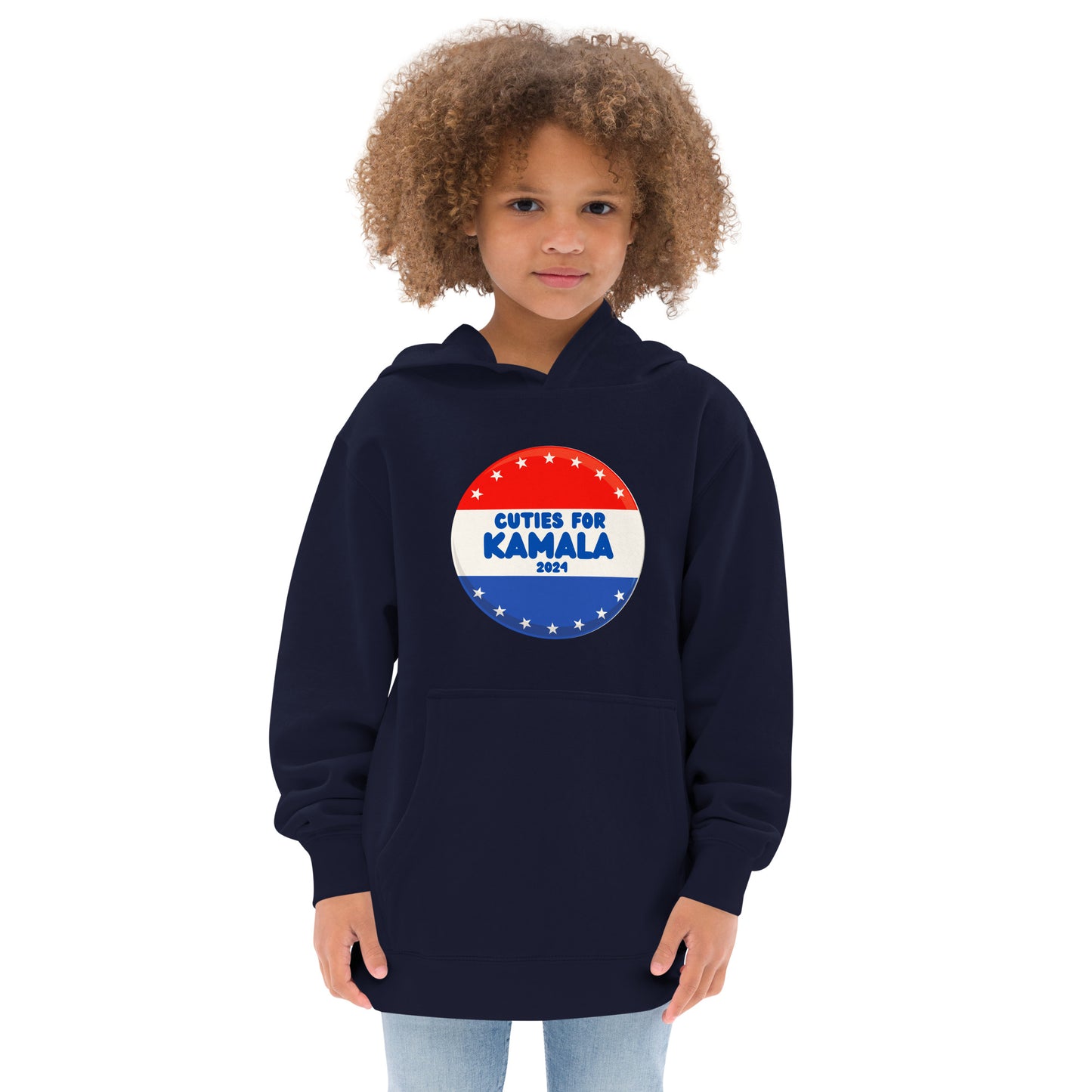 Cuties for Kamala Button Hoodie