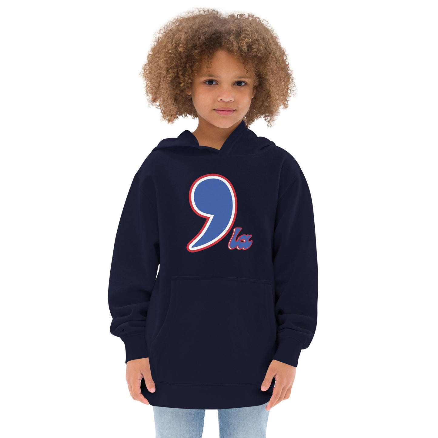 Comma'la Kids Hoodie (RWB)