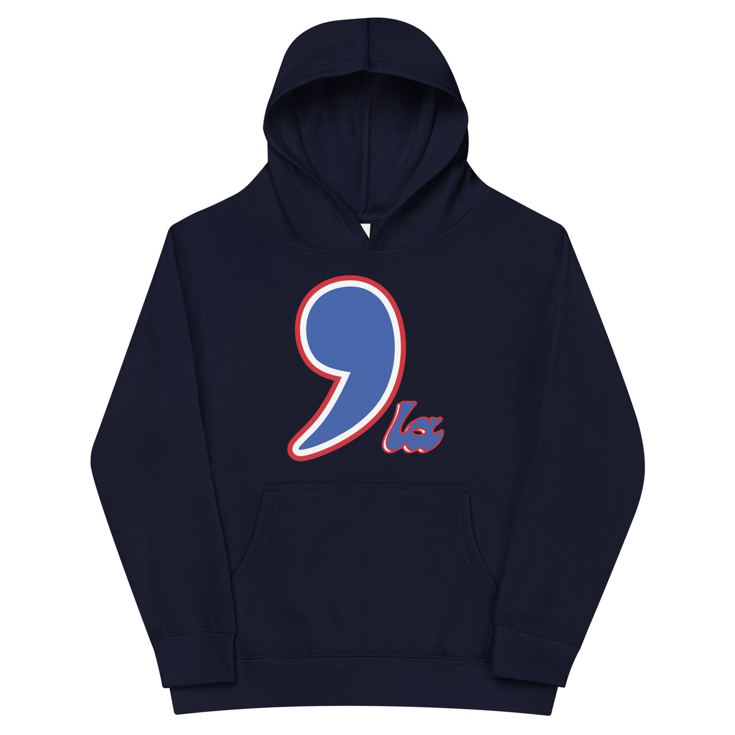 Comma'la Kids Hoodie (RWB)