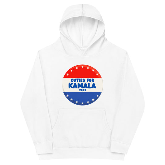 Cuties for Kamala Button Hoodie