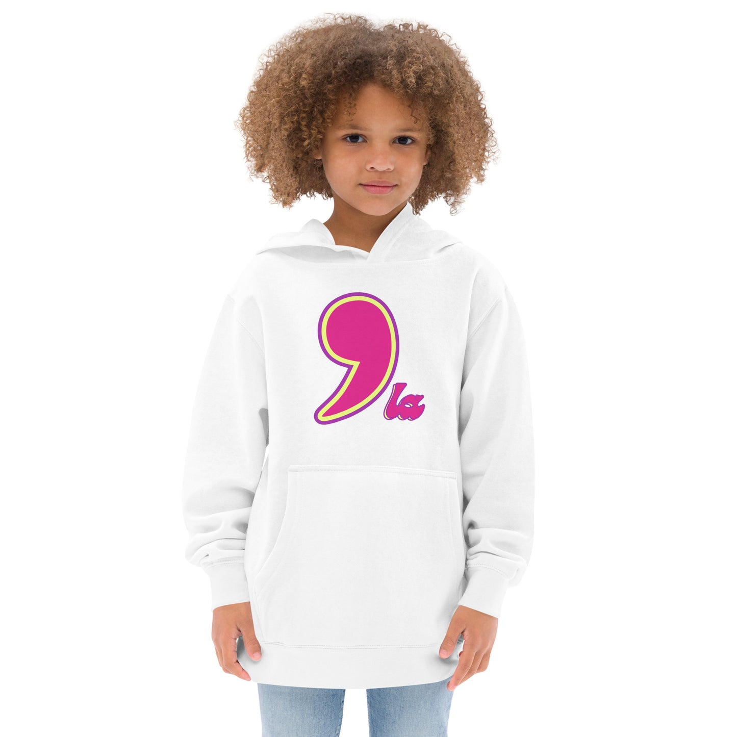 Comma'la Kids Hoodie (Pink & Purple)